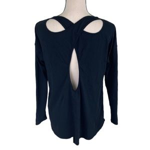 Lululemon Black Crisscross Back Long Sleeve